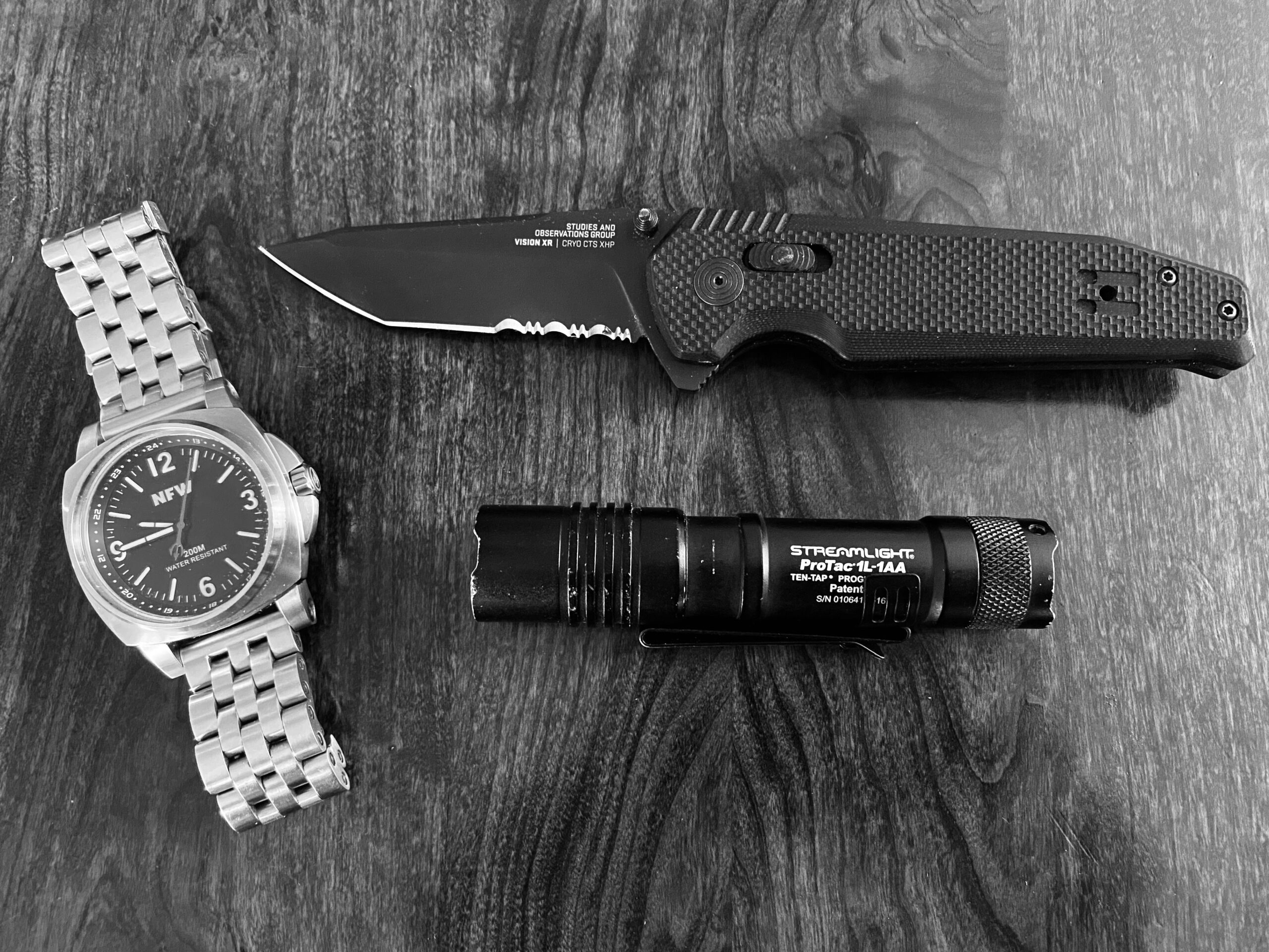 Always Have a Watch and a Knife